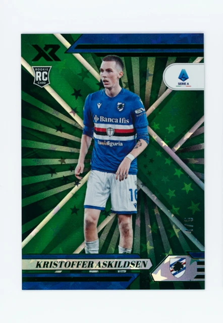 2021-22 Kristoffer Askildsen Panini Chronicles XR Green Foil Rookie Card 3/5