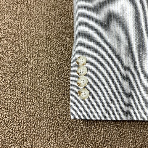 J.Crew Ludlow Men's Cotton Linen Blend Sport Coat Blazer Gray Size 41R - Picture 4 of 16
