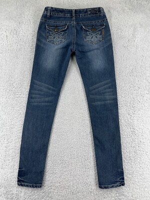 Ten 25 Pants Womens 3 Blue Denim Jeans Skinny Tapered Cotton Blend