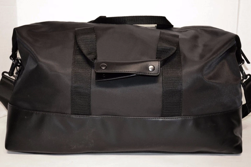 Bolso de Lona CALVIN KLEIN Algodón Nylon NEGRO PRECIO DE VENTA SUGERIDO POR EL FABRICANTE: $248 Nuevo Con Etiqueta Foto 3 de 4