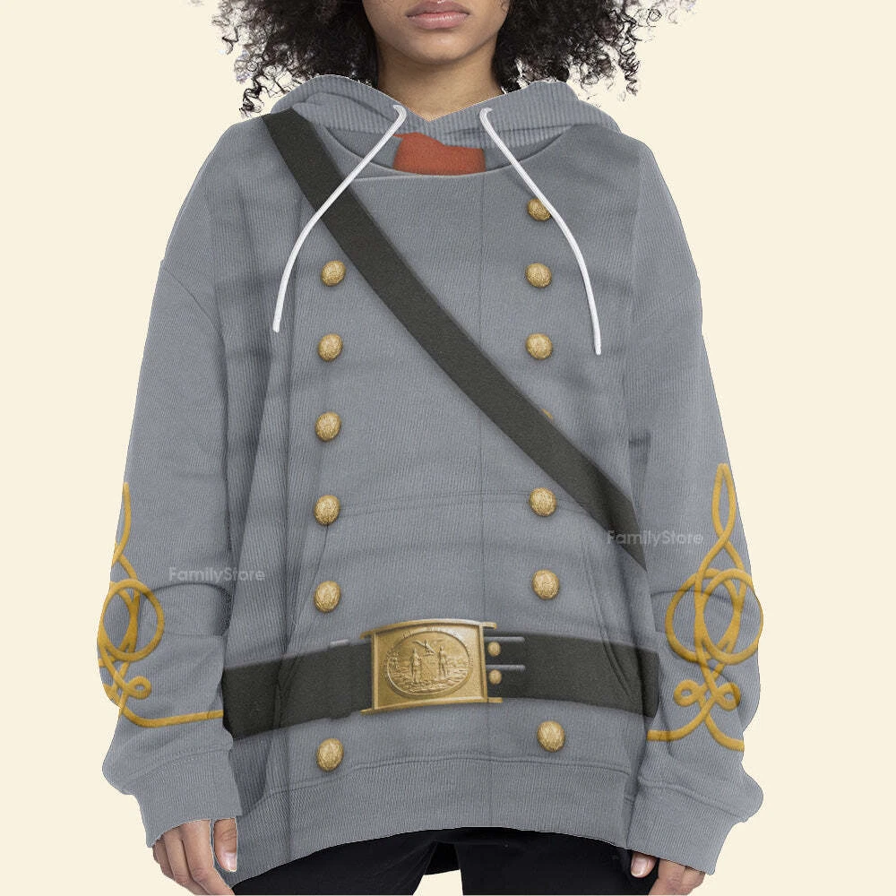 American Confederate Army Cavalry Officer Uniform - Hoodie Sweatpants