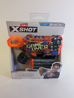 X-Shot SKINS Game Over Blaster Gun NIB 