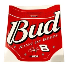 BUD KING OF BEERS Dale Earnhardt Jr #8 Racing Decal NASCAR 2005 Promo UNUSED