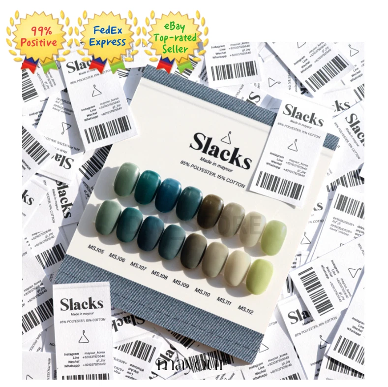 Mayour Slacks Gel Nail 8 Colors SET Gel Nail Polish / K-Beauty / Express