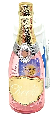 Bath & Body Works Cheers Champagne Bottle Light Up Wallflower Plug In Pink