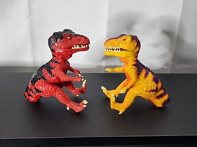 Primal Rage SAURON & DIABLO 2 Dinosaur Figures T-Rex 1994