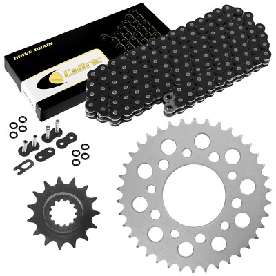 O-Ring Drive Chain & Sprockets Kit for Honda CB750 Nighthawk 750 1991-2003 Black