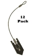 18" Wolf Fang 3/32 Cabled Anchors - Dozen - Cable Stakes Trapping Supplies 12 Pk