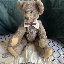 1997 75th Anniversary Knickerbocker Teddy Bear 15" Mohair CHESTER EUC
