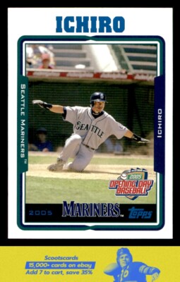 2005 Topps Opening Day Ichiro Suzuki    #7 Seattle Mariners