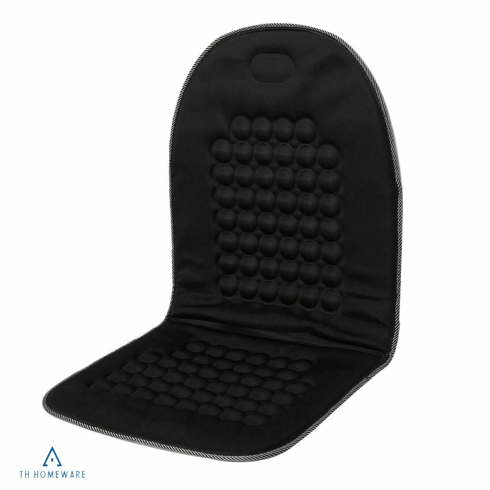 Soft Padded Car Seat Cushion Back Support Orthopaedic Black Protector Mat Cover eBay