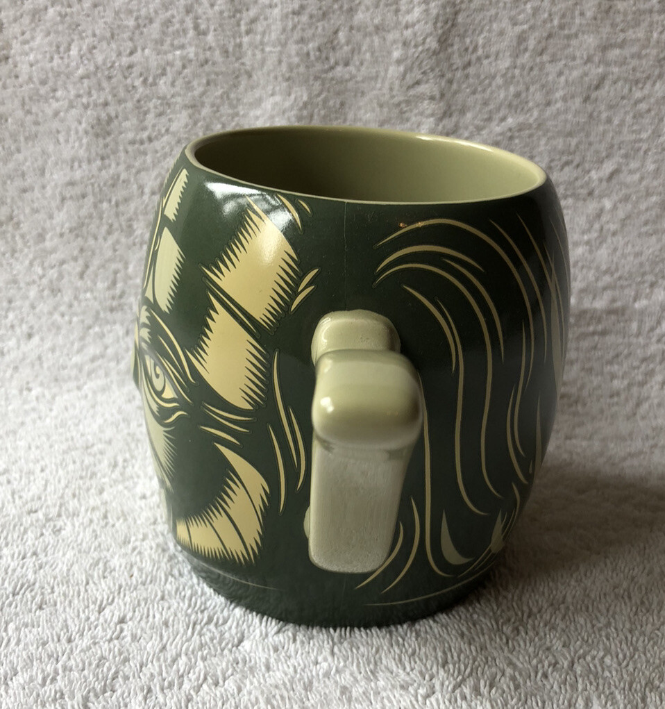 Genuine Disney Store Star Wars Large Yoda Mug/Cup 3D Face Double Handled Ears