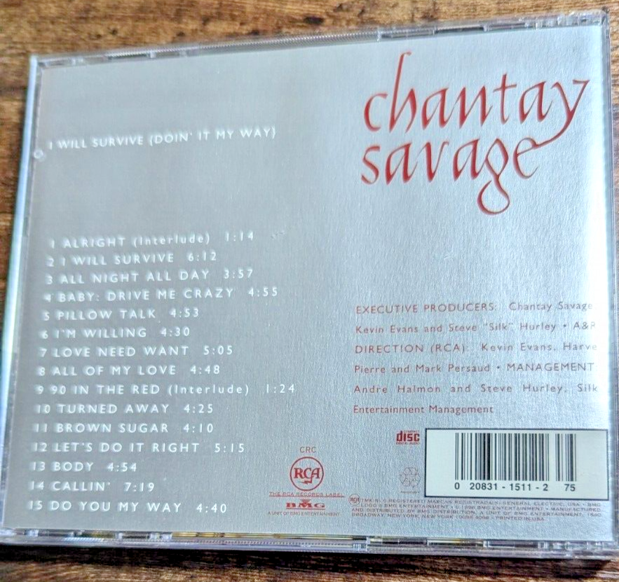 I Will Survive (Doin' it My Way) Chantay Savage CD 1996 RCA UPC