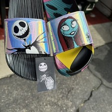 Disney The Nightmare Before Christmas Women 8 and 9 Sandals Jack Sally Slides