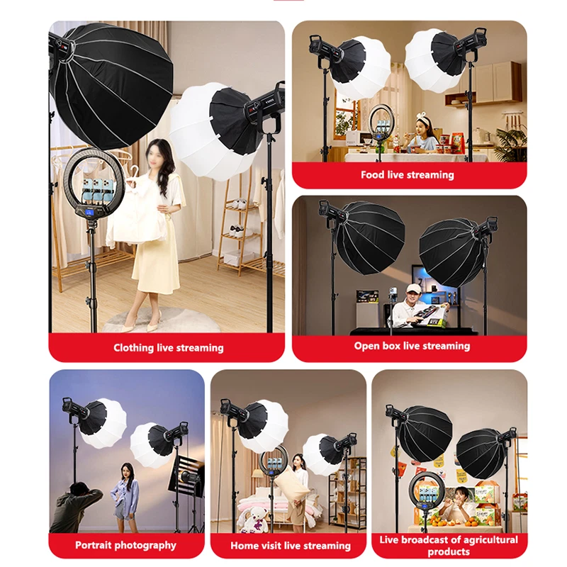 ZSYB Y500D Y500S 500W Video Light COB Light Bi-color 3200K-5600K Photography DHL - Image 2 of 4