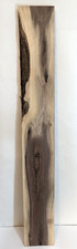 Ingrown Bark Walnut 37.75" X 5.25" X .75" Kiln Dried Woodworking Lumber Planed
