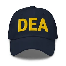 DEA embroidered hat Drug Enforcement Administration hat Special Agent hat Police