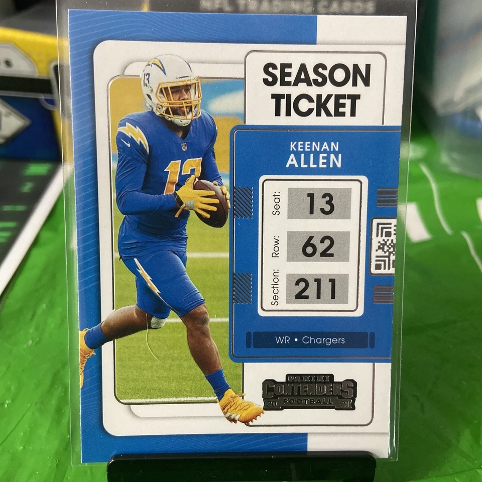 2021 Panini Contenders Keenan Allen Season Ticket #52 Los Angeles Chargers - Image 2 of 3