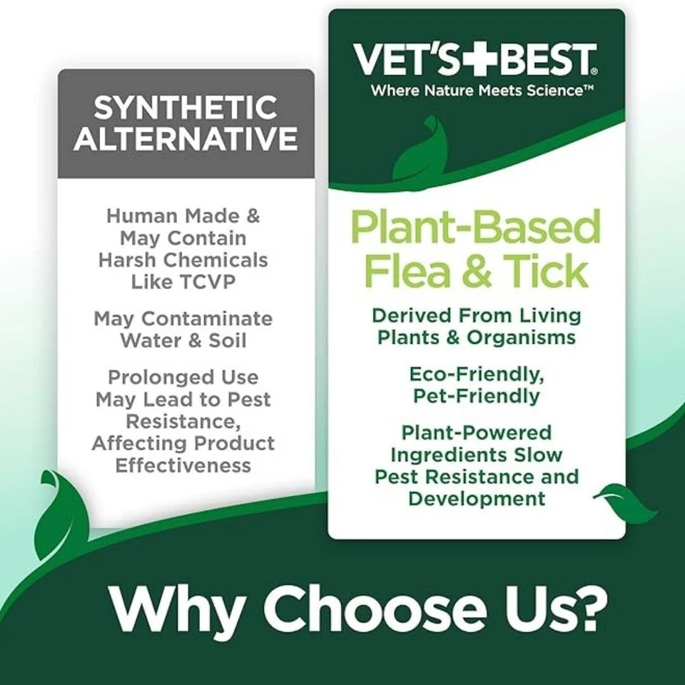 Vet's Best Tratamiento casero contra pulgas y garrapatas para perros/gatos 32 oz. Foto 3 de 3