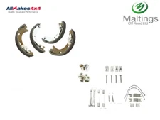 ALLMAKES 4X4 HAND BRAKE SHOE SET WITH FULL FITTING KIT FITS DISCOVERY 3+4 04-16 