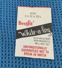 BESTFIT Mainspring PART # 611H. (6 X 11 X 10.5) NEW OLD STOCK