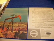 1973 BEECHCRAFT BARON 58 "BARON 58" ..2-PAGE ORIGINAL SALES AD...RARE! (485KK)