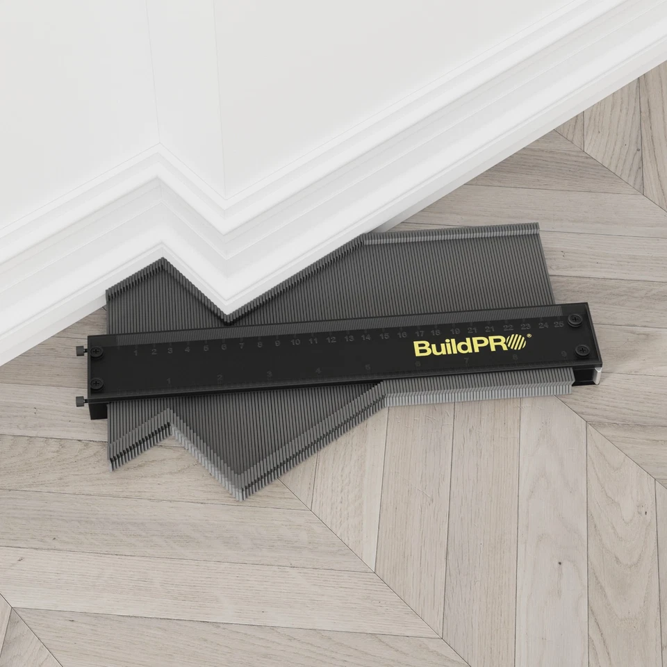 BuildPRO Contour Gauge 10” with Metal Lock – Includes Carry Bag & Pencil - Image 2 of 4