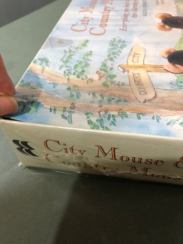 City & Country Mouse Craft Sewing Kit & Story Book Stuffed Mice New - Picture 6 of 6
