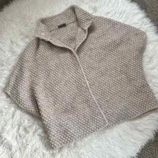 Vintage Elsamanda Italian Wool and Alpaca Cardigan/Shawl