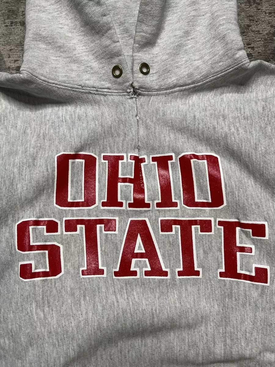 Vintage 80s Champion Reverse Weave Hoodie Ohio State USA XL