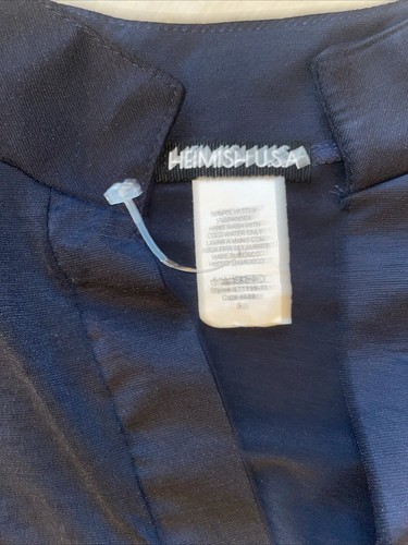 Heimish USA Black Overdue Short Sleeve Shirt Top size S - Picture 2 of 5