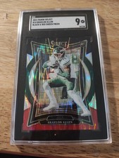 2024 Select Prizm Black and Red Shock #10 Braelon Allen - FB