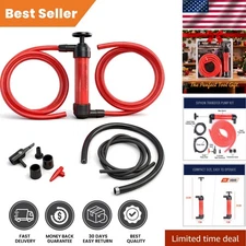 3-in-1 Siphon Fuel Transfer Pump - Lightweight Solution for Outdoor Adventures