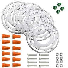 4 Pack Universal Light Crossbar Kit Ceiling Light Fixture Mounting Bracket wi...