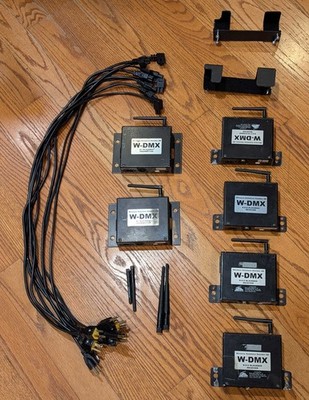 Wireless Solutions - W-DMX - Package - 2 Transmitter - 4 Receiver  - WiFi WDMX