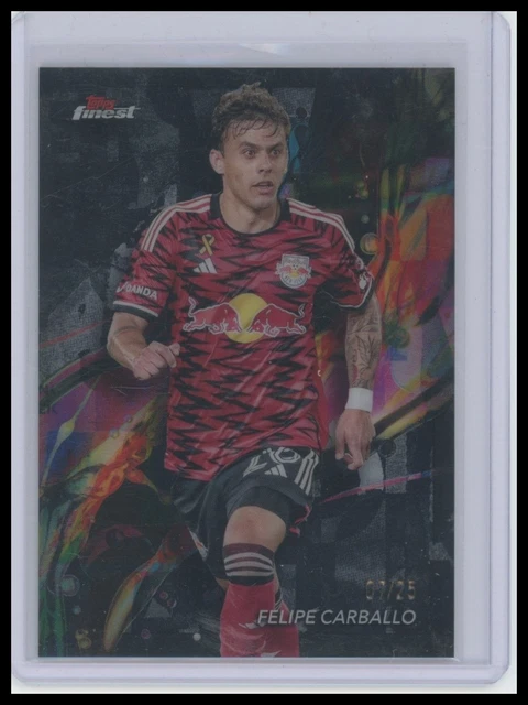 2024 Finest MLS #39 Felipe Carballo Black Refractor #/25