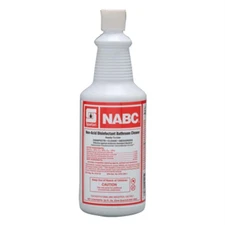Case of 12 Spartan NABC Restroom Cleaner Quart Bottles Ready to Use