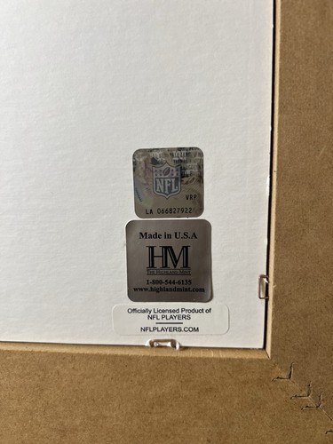 Tony Romo Dallas Cowboys Silver Coin Limited Edition Highland Mint Frame Photo - Picture 9 of 9
