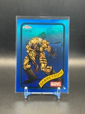 2025 Topps Chrome Marvel SABRETOOTH #92 Blue Refractor (128) /299 RAW