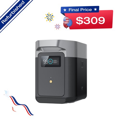 #ad #ad EcoFlow DELTA 2 Smart Generator Extra Battery 1024Wh Certified Refurbished LFP $386.25