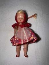 Vtg 3  Plastic Doll Made In Italy Arms Legs Move Eyes Close Works Great