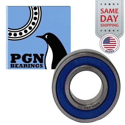 (30) 6004-2RS Premium Rubber Seal Ball Bearing C3 EMQ, 20x42x12, 6004 2RS 6004rs