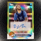 BRANDON CLARKE /50 True GOLD Refractor Auto 2023-24 Topps Chrome Basketball Card