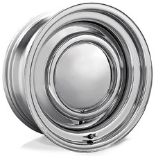 15x7/15x8 American Racing Wheels Vintage VN31 Smoothie Chrome Steel Rims (4pcs)