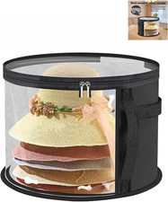 Hat Box for Women Storage   Large Clear Hat Storage Box for Cowboy Hats  Trav