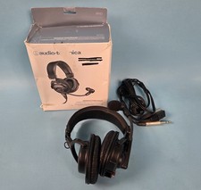 AUDIO-TECHNICA BPHS1 HEADSET: with boom microphone, original box  096-8871593