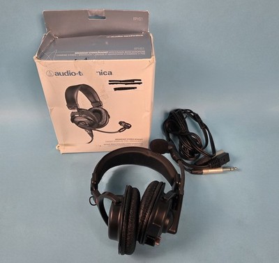AUDIO-TECHNICA BPHS1 HEADSET: with boom microphone, original box | 096-8871593