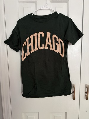 Green Chicago Shirt By Sugar Flower Size small