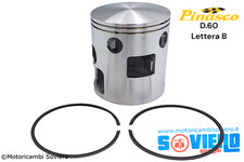 Pistone Con Fasce Pinasco Cilindro Alluminio D.60 Lettera B Vespa Faro Basso