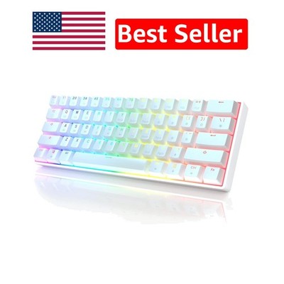 Elite Gamers' Choice - GK61 Optical Mechanical Keyboard with RGB Lighting
